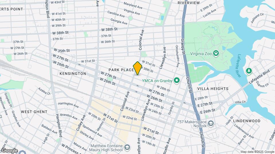 426 W 28th St Map and Location Details