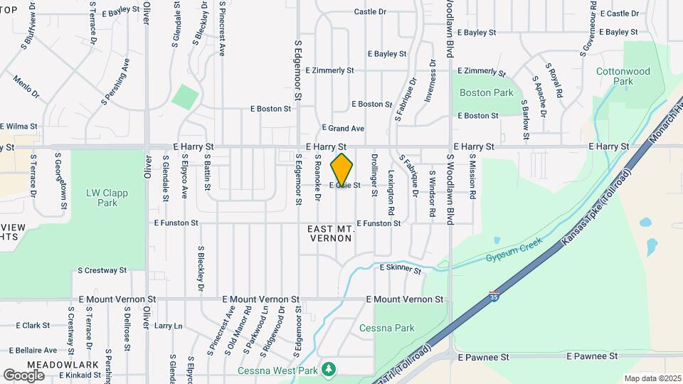1708 S Faulders Ln Map and Location Details