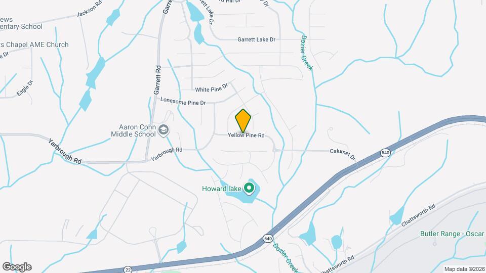 9708 Yellow Pine Rd Map and Location Details