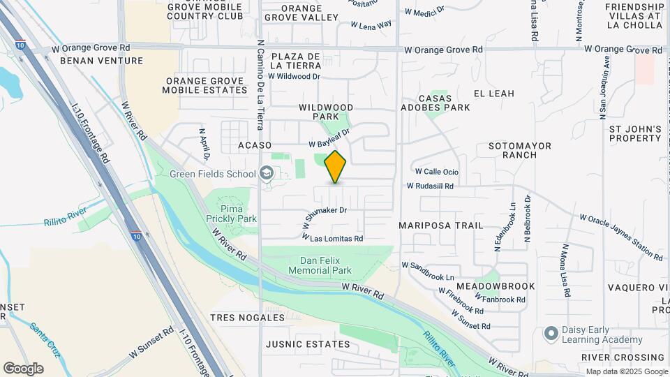 5981 N Sebba Pl Map and Location Details