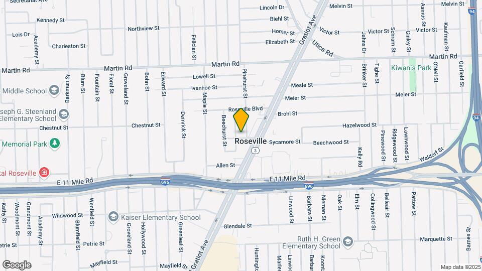 17725 Longfellow St Map and Location Details
