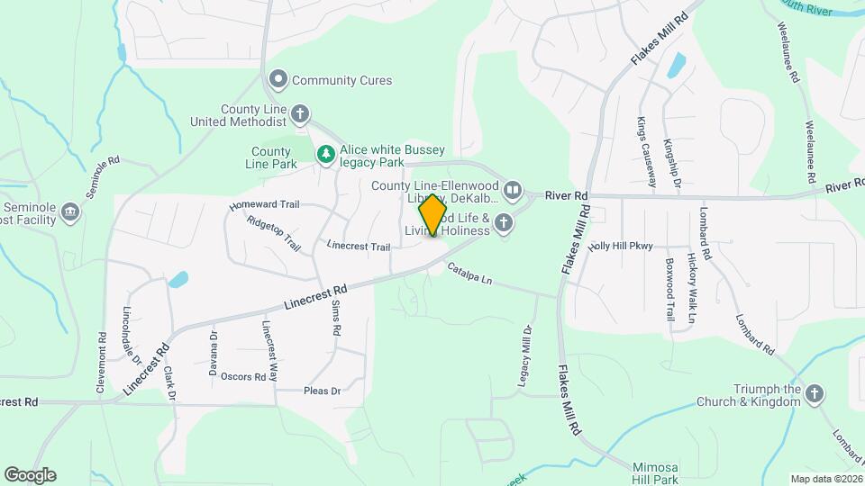 3687 Linecrest Trail Mapa y Detalles de la Ubicación