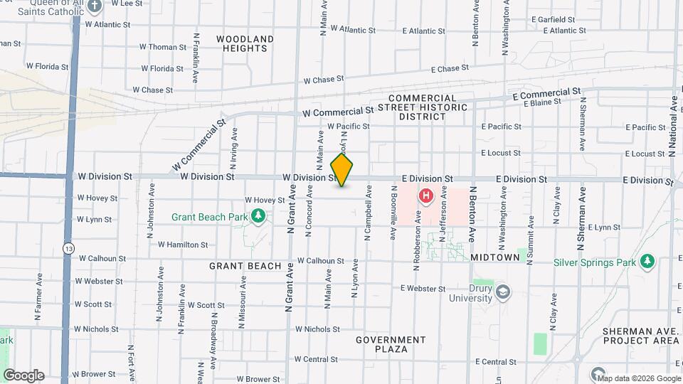 503 W Hovey St Map and Location Details