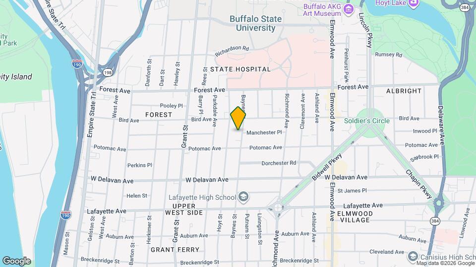 348 Baynes St Map and Location Details