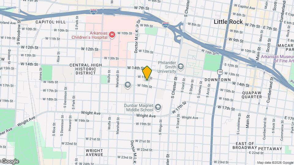 1508 S Pulaski St Map and Location Details