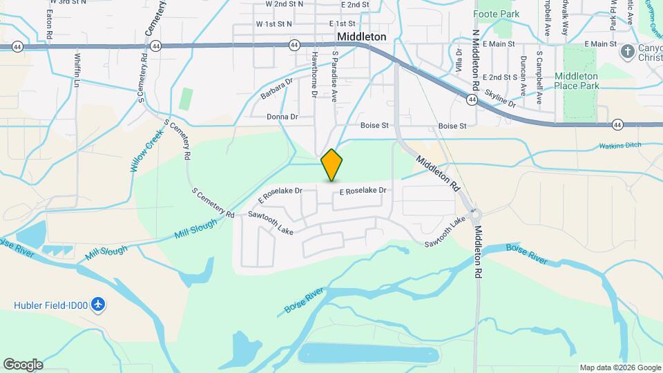 218 E Roselake Dr Map and Location Details