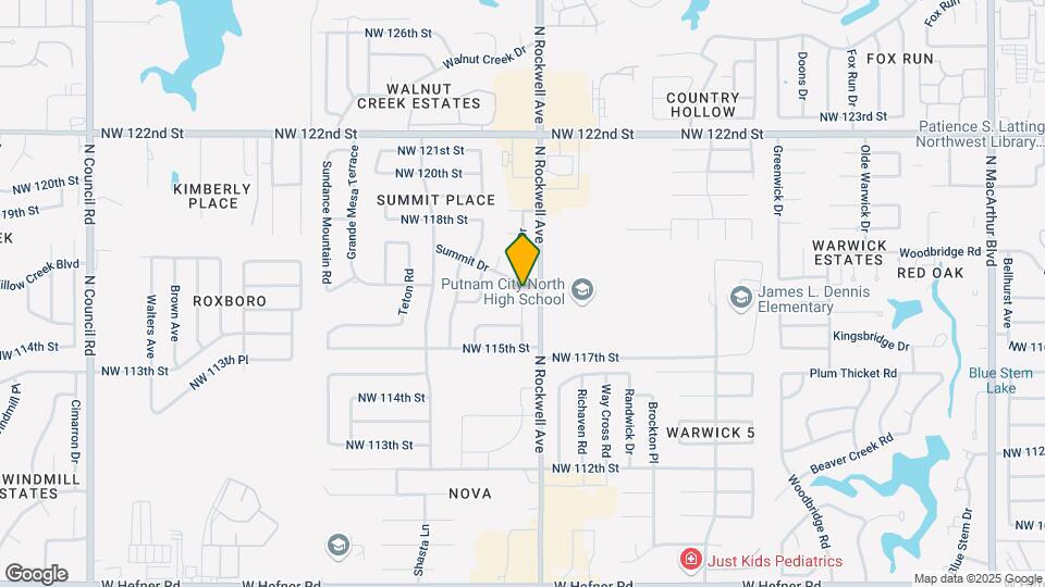7109 NW 117th Terrace Map and Location Details