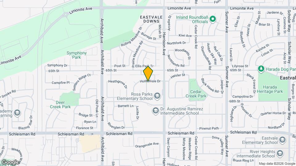 13891 Huntervale Dr Map and Location Details
