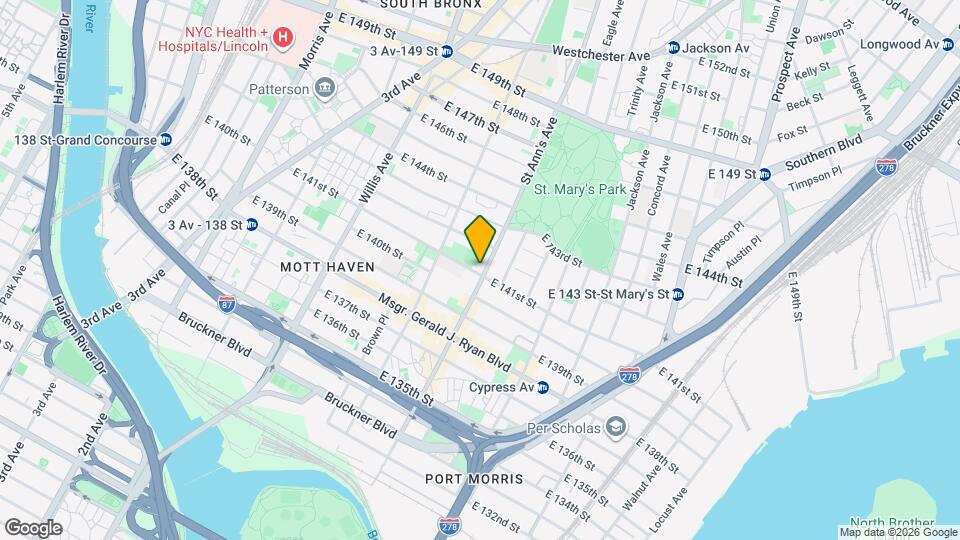 311 St Ann's Ave, Unit 1B Mapa y Detalles de la Ubicación