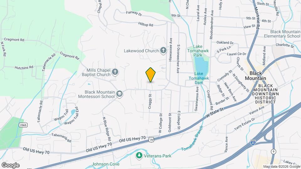 244 Cragmont Rd Map and Location Details