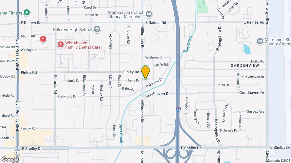 Welcome to 4396 Millbranch! Map and Location Details