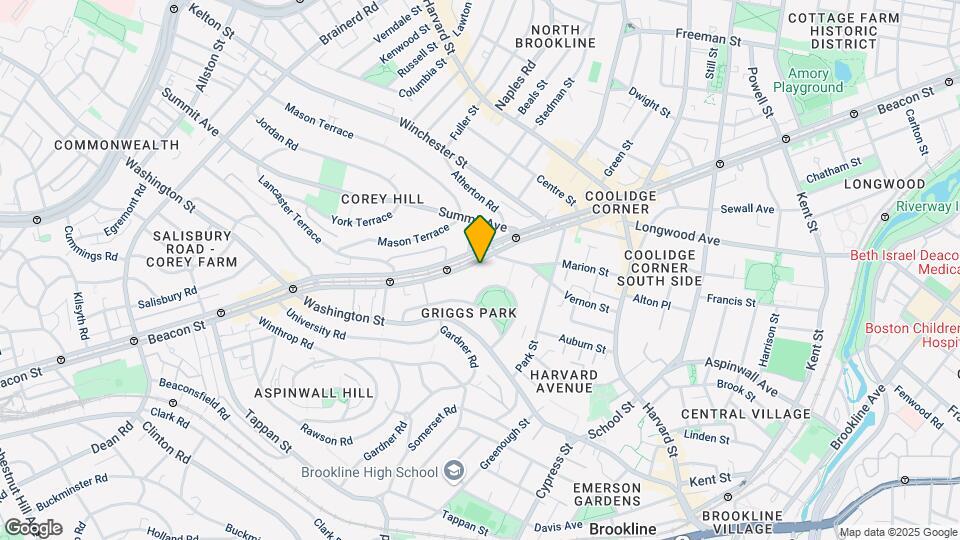 1455 Beacon St Map and Location Details