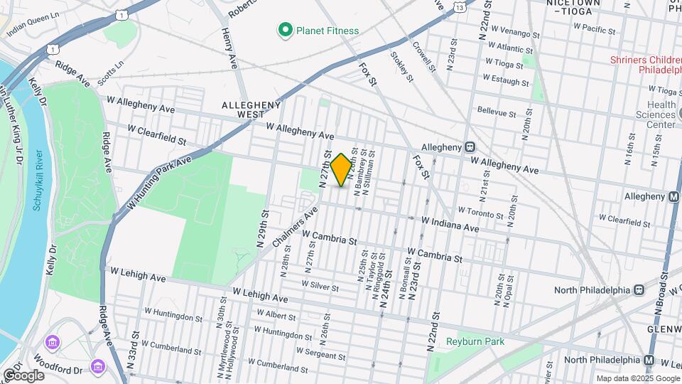 3029 N Bailey St Map and Location Details