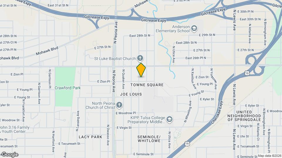 2507 N Rockford Ave Mapa y Detalles de la Ubicación