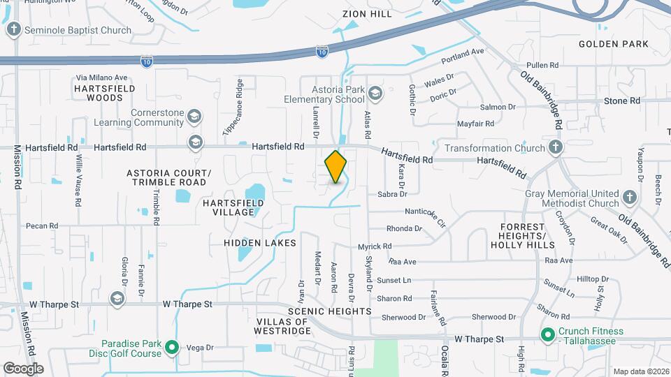 2293 Hartsfield Way Map and Location Details