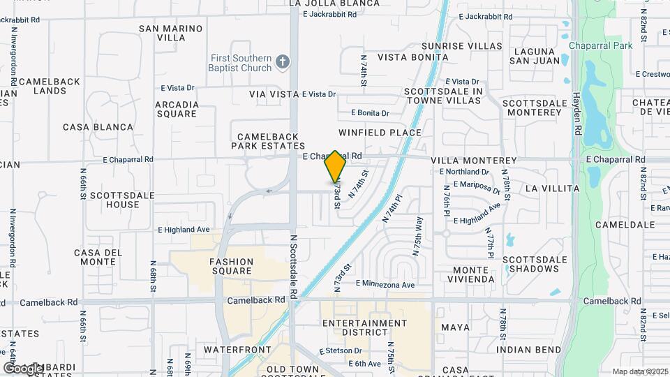 7290 E Rancho Vista Dr Map and Location Details