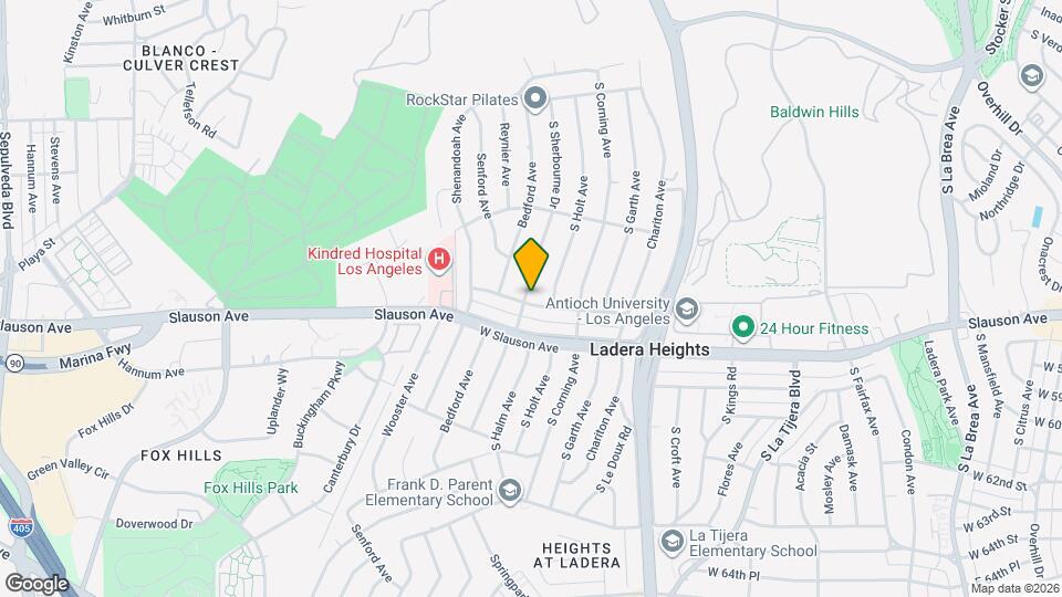 5646 S Sherbourne Dr Map and Location Details