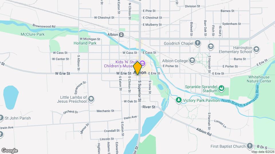 408 S Superior St Map and Location Details