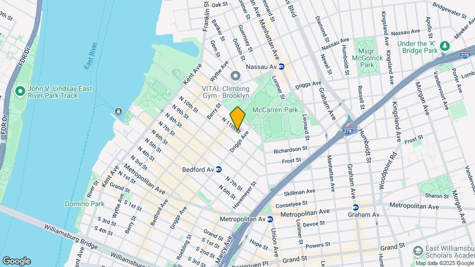 144 N 11th St Map and Location Details