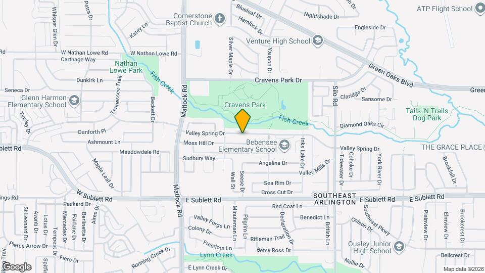 320 Valley Spring Dr Map and Location Details