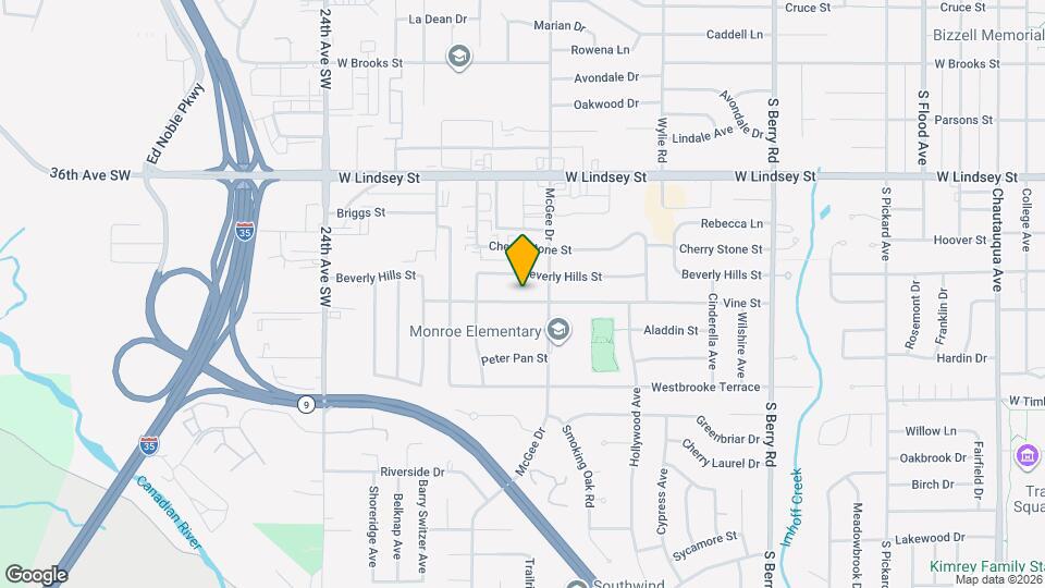 1821 Vine St Map and Location Details