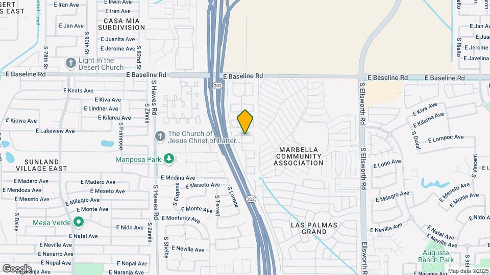 8725 E Lakeview Ave Mapa y Detalles de la Ubicación