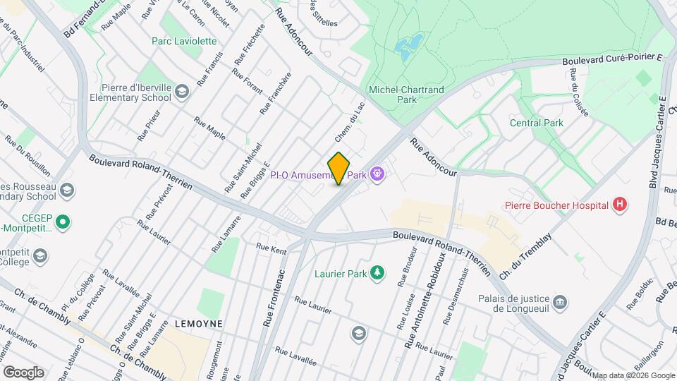 895 Curé-Poirier Boul E Map and Location Details