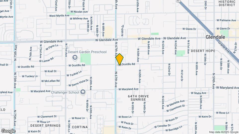 6657 W Ocotillo Rd Map and Location Details
