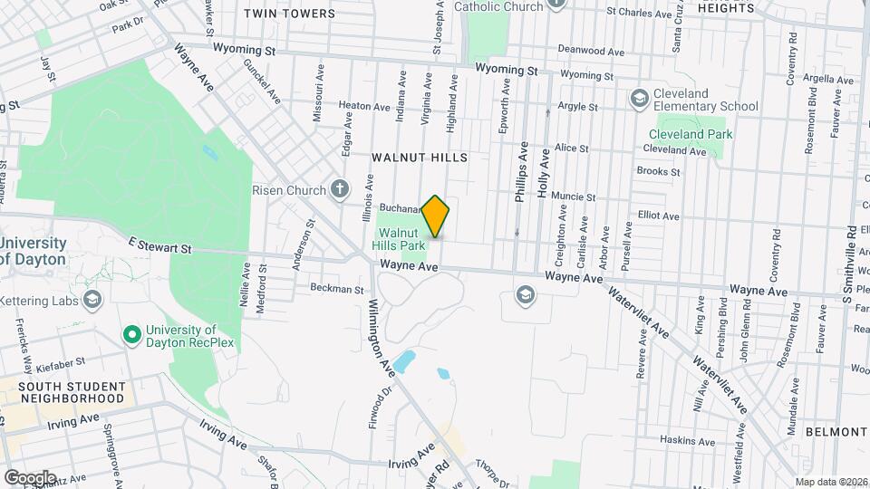 1403 Highland Ave, Unit 1403 Map and Location Details