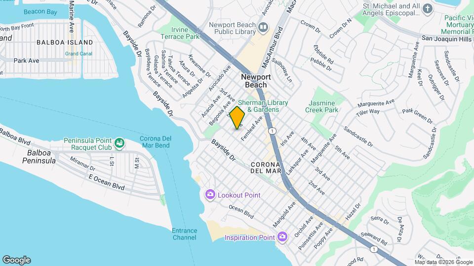 426 Dahlia Ave Map and Location Details