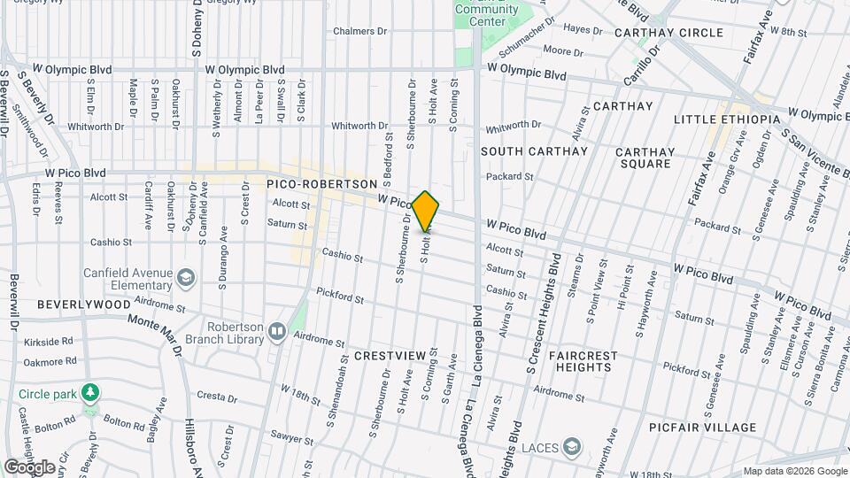 1439 S Holt Ave, Unit 1439 Map and Location Details