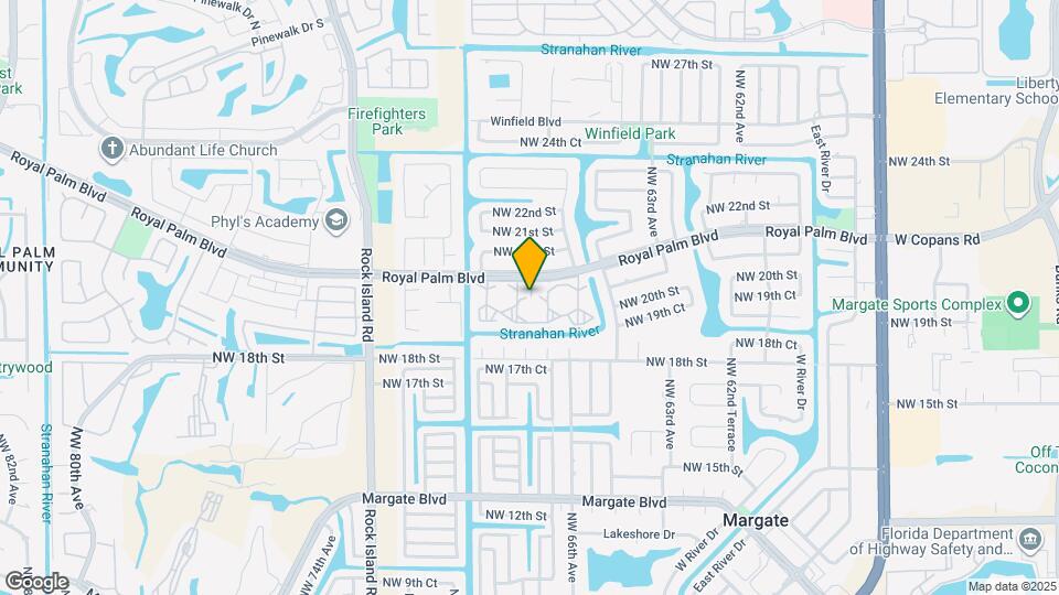 6750 Royal Palm Blvd Map and Location Details