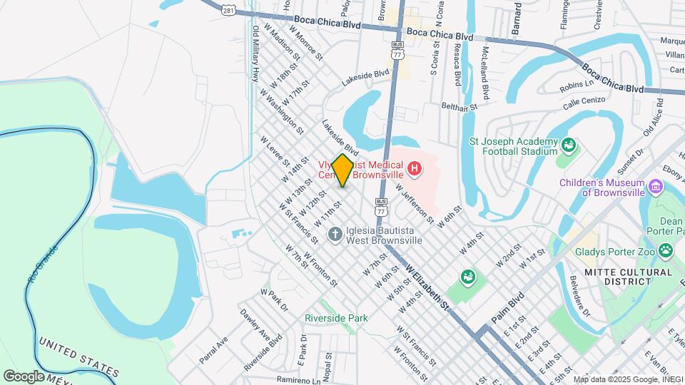 1112 W Elizabeth St, Unit Apt A Map and Location Details