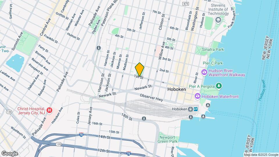 407 1st St Map and Location Details