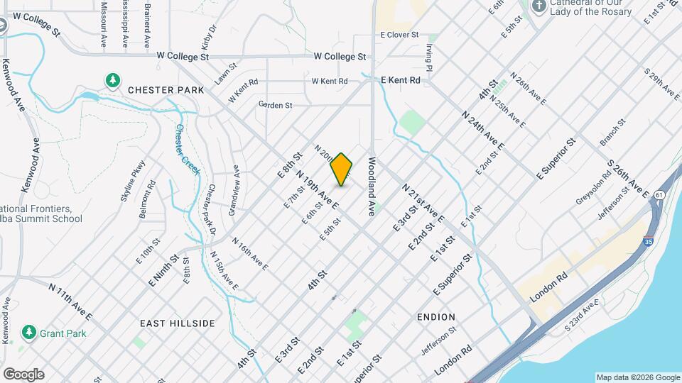 1916 East 6th Street, Unit 1916 E. 6th Street Map and Location Details