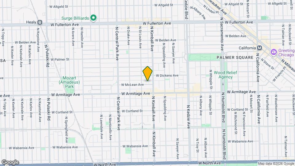 3418 W McLean Ave, Unit J08P Mapa y Detalles de la Ubicación