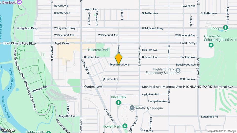 874 Howell St N Map and Location Details