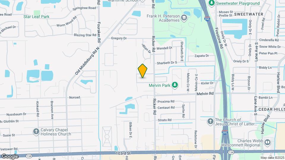 7667 Jana Ln S Map and Location Details