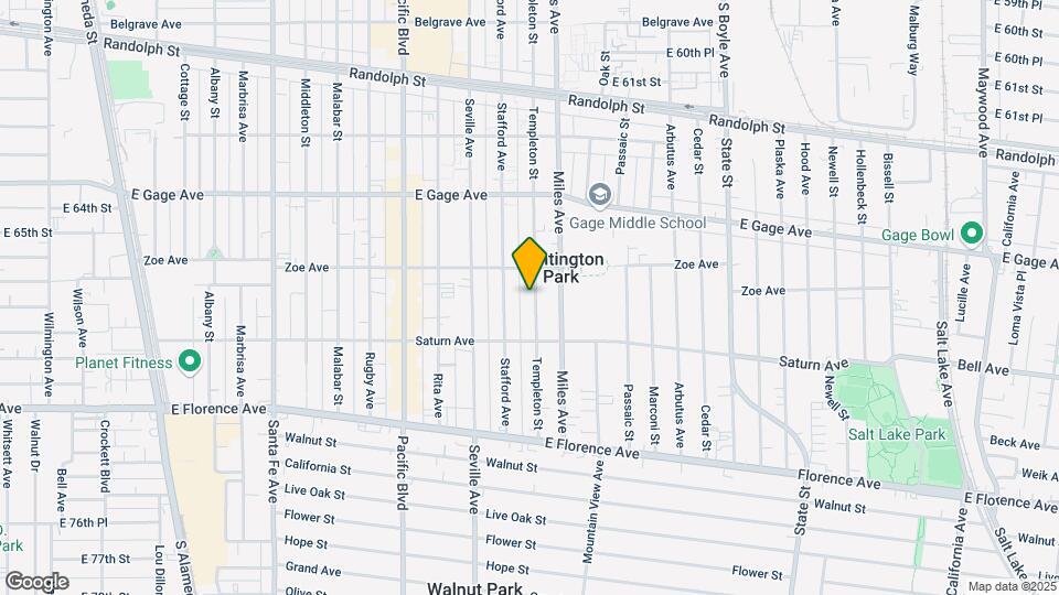 6703 Templeton St Map and Location Details