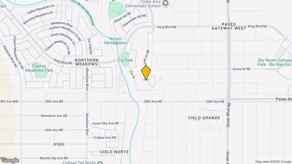 3101 Cochiti St NE Map and Location Details
