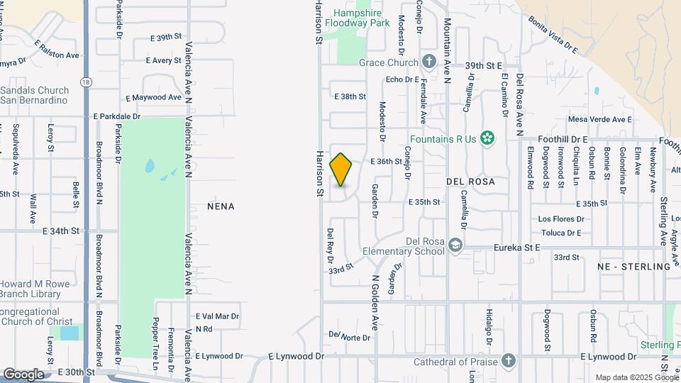 3522 N Alameda Ave Map and Location Details