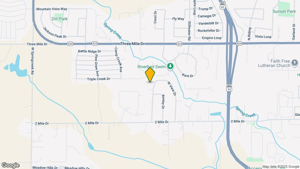 128 W View Dr Map and Location Details