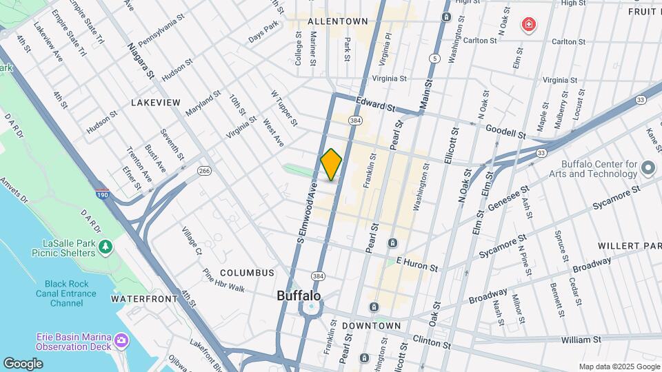 Touraine Apartments Map and Location Details