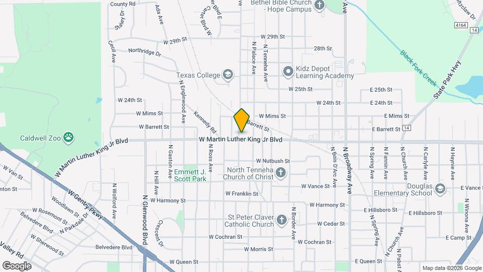 2003 N Grand Ave, Unit (Left Side) Map and Location Details