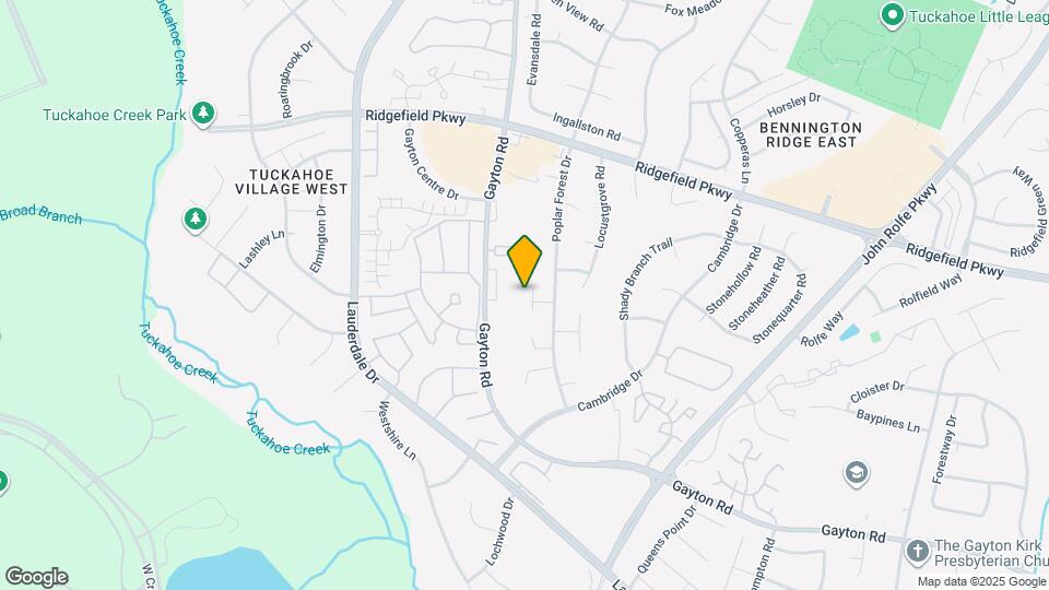 1700 Taft Pl Map and Location Details