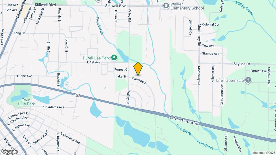111 Palmetto Dr Map and Location Details