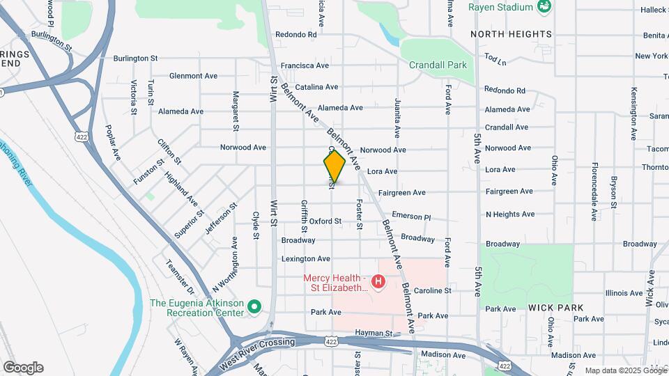 639 Fairgreen Ave Map and Location Details