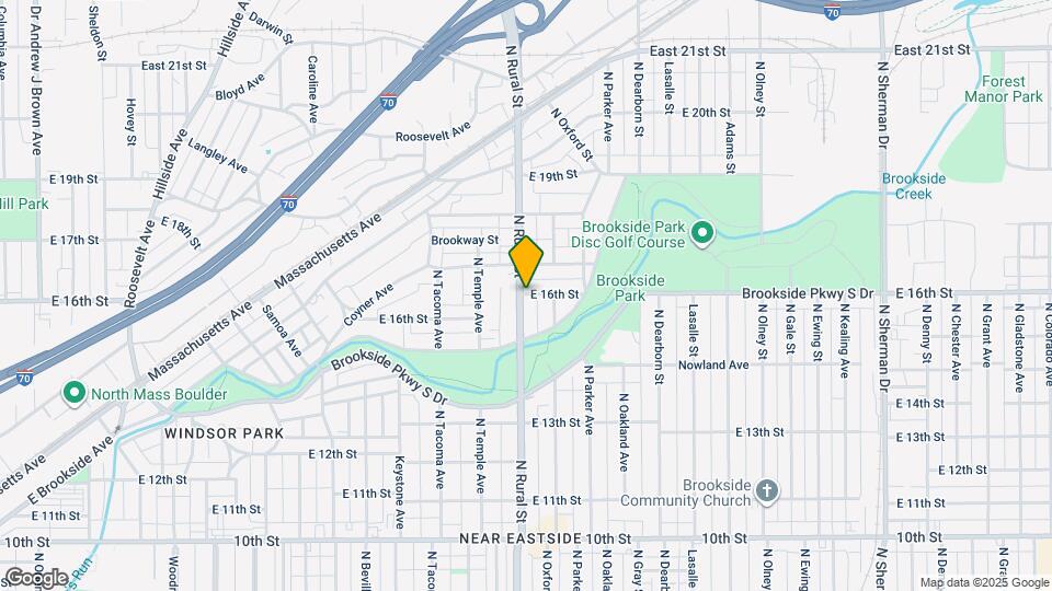 2801 E 16th St Map and Location Details