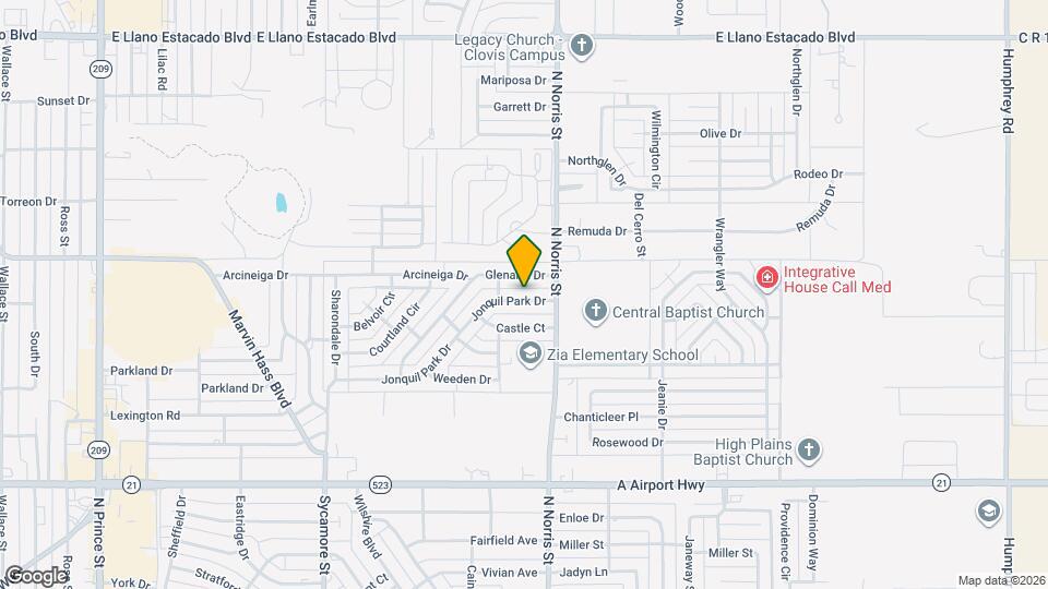 2112 Jonquil Park Dr Map and Location Details