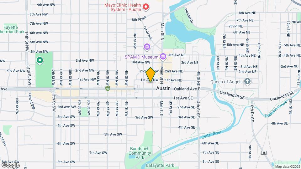 107 1st St NW Map and Location Details
